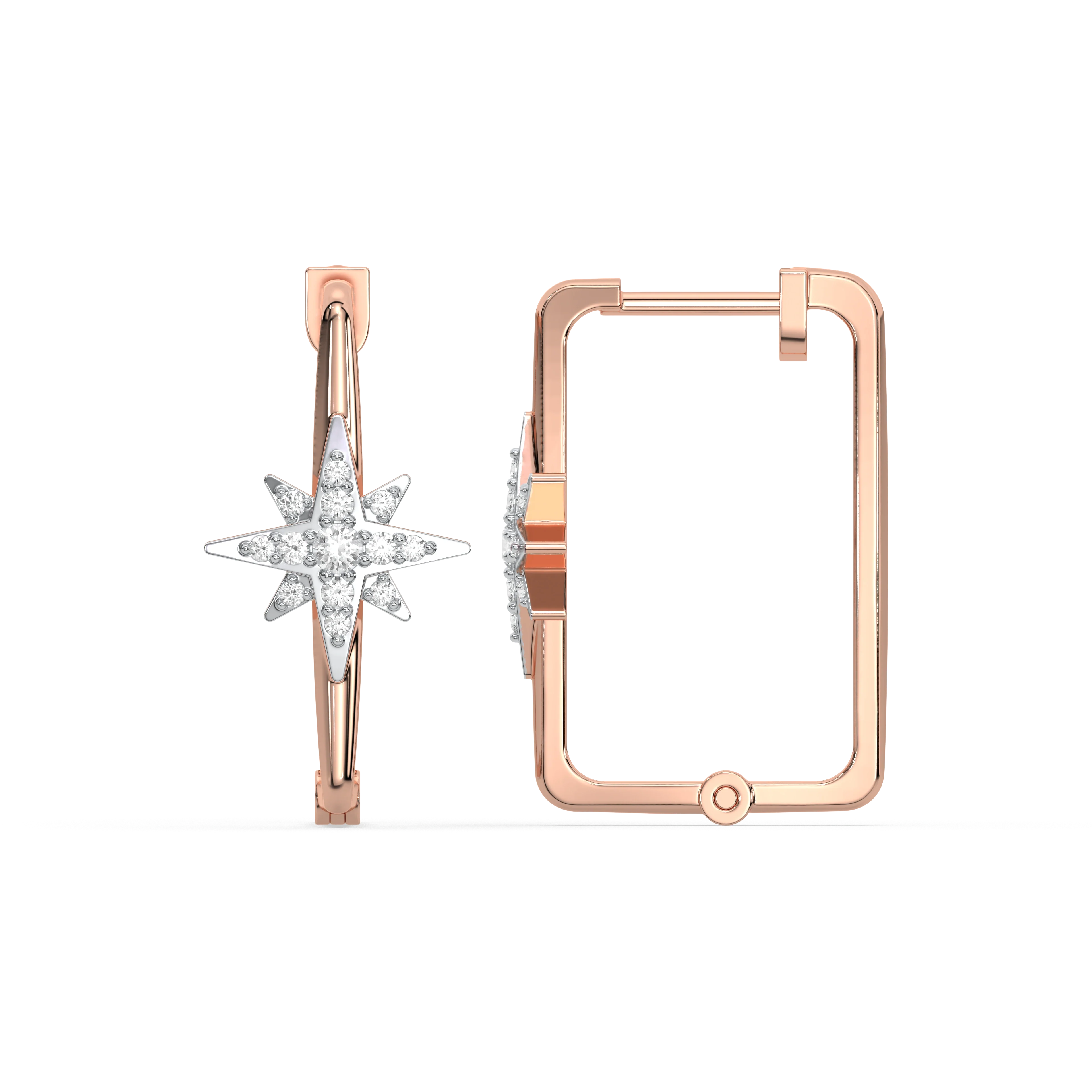 NorthStar Huggies - Lab Diamond Earrings