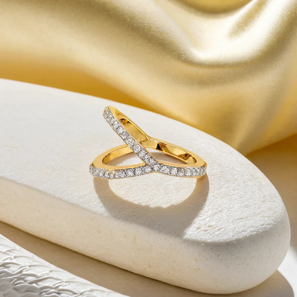 Luxe Interlock - Lab Diamond Cocktail Ring
