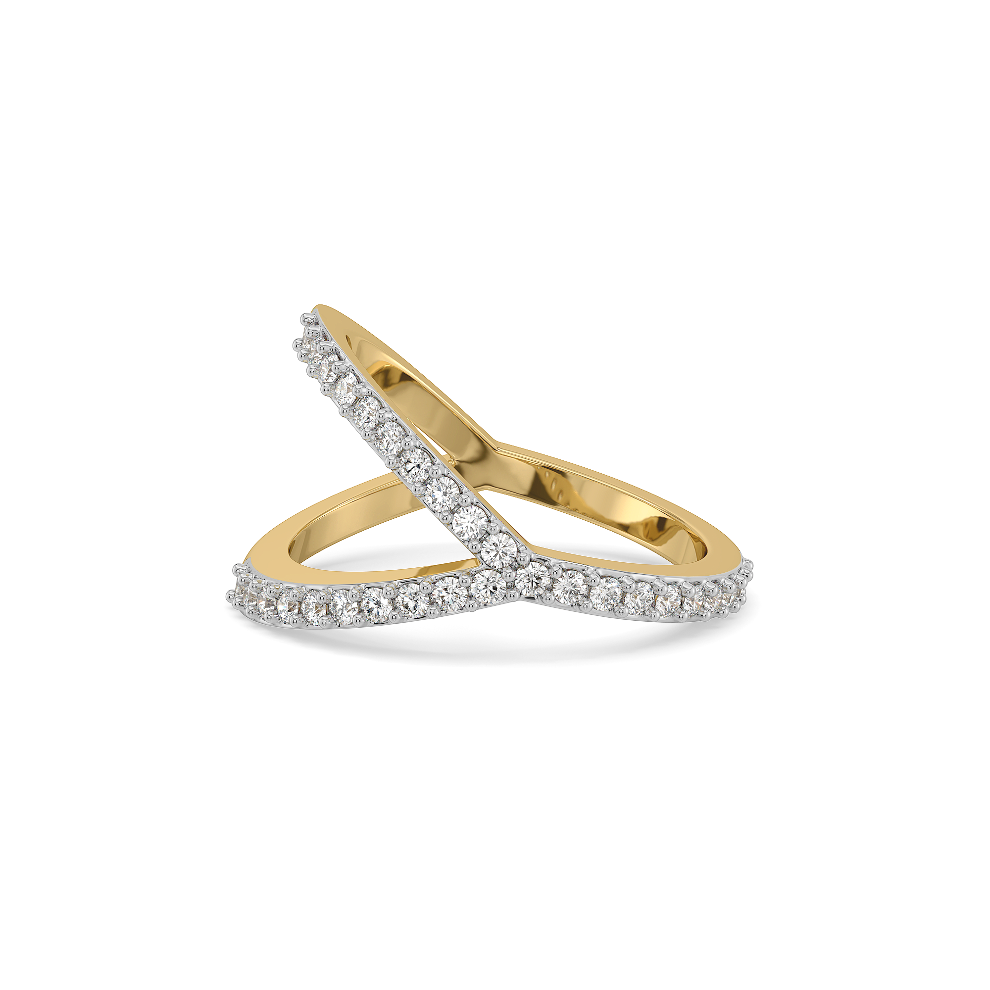 Luxe Interlock - Lab Diamond Cocktail Ring