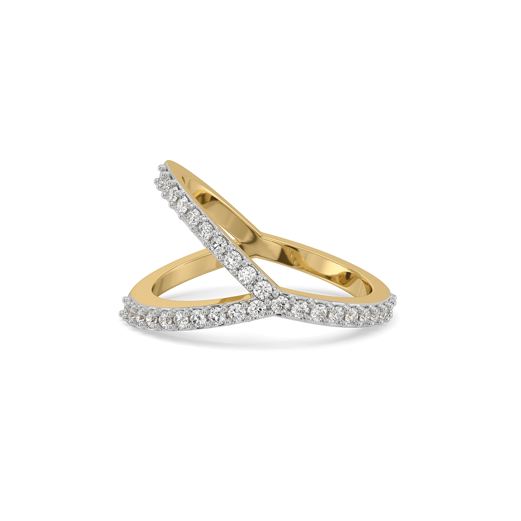 Luxe Interlock - Lab Diamond Cocktail Ring