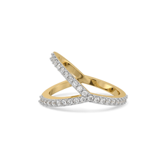 Luxe Interlock - Lab Diamond Cocktail Ring