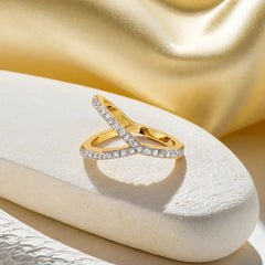 Luxe Interlock - Lab Diamond Cocktail Ring