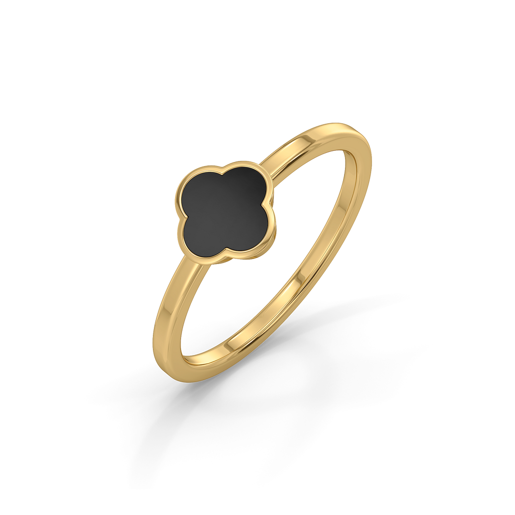 Midnight Enchanted - 18kt Gold Vermeil Fashion Ring