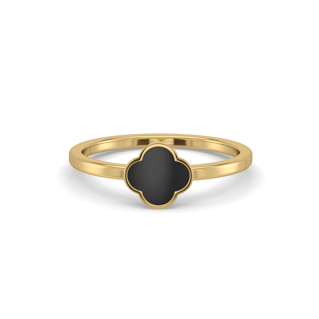 Midnight Enchanted - 18kt Gold Vermeil Fashion Ring