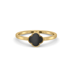 Midnight Enchanted - 18kt Gold Vermeil Fashion Ring