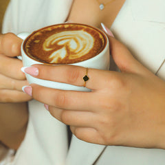 Midnight Enchanted - 18kt Gold Vermeil Fashion Ring