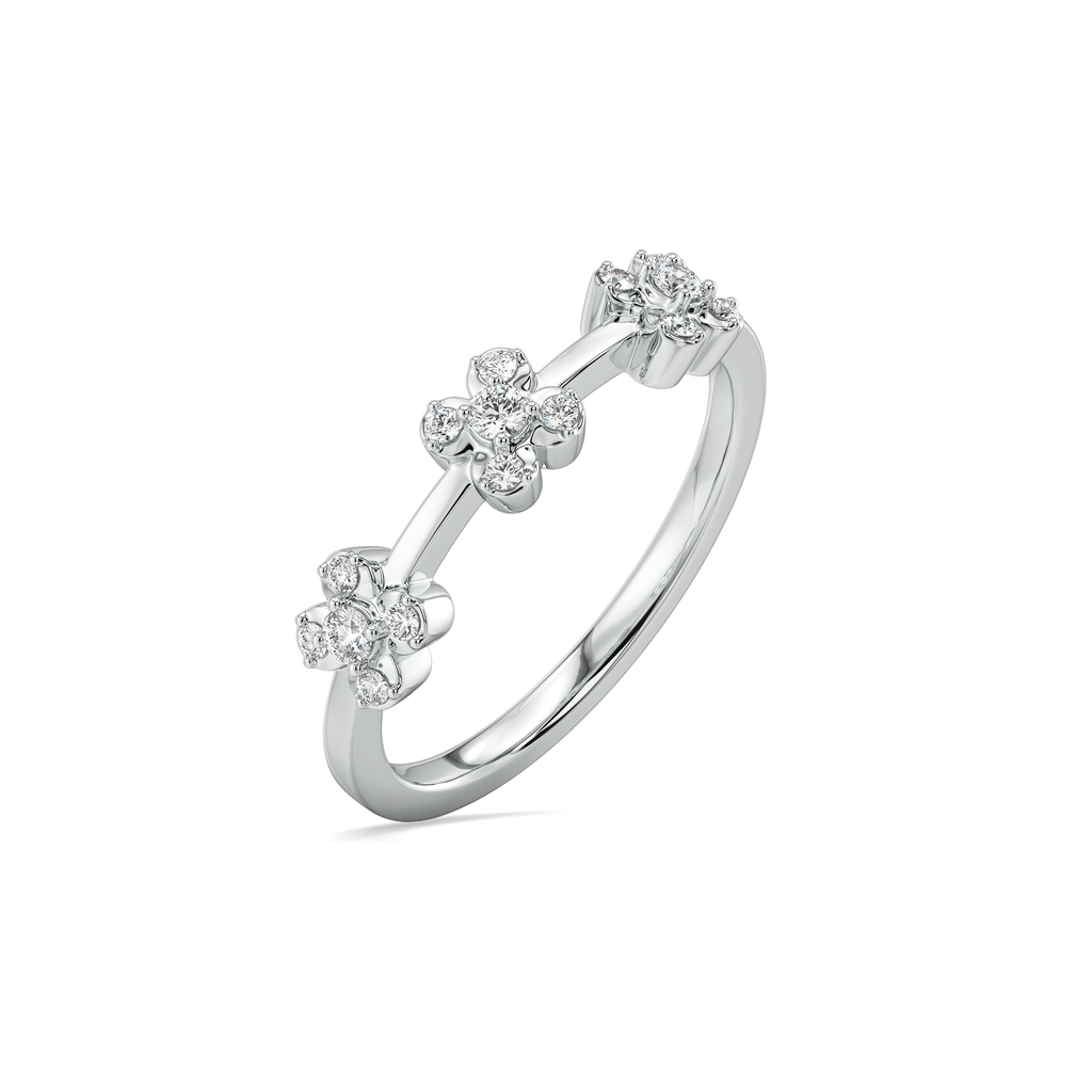 Mini Flower - Lab Diamond Sequence Ring