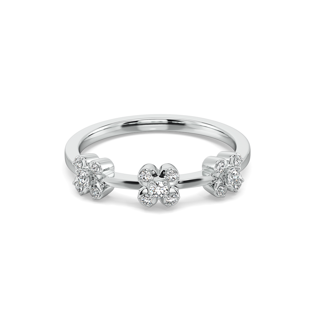 Mini Flower - Lab Diamond Sequence Ring