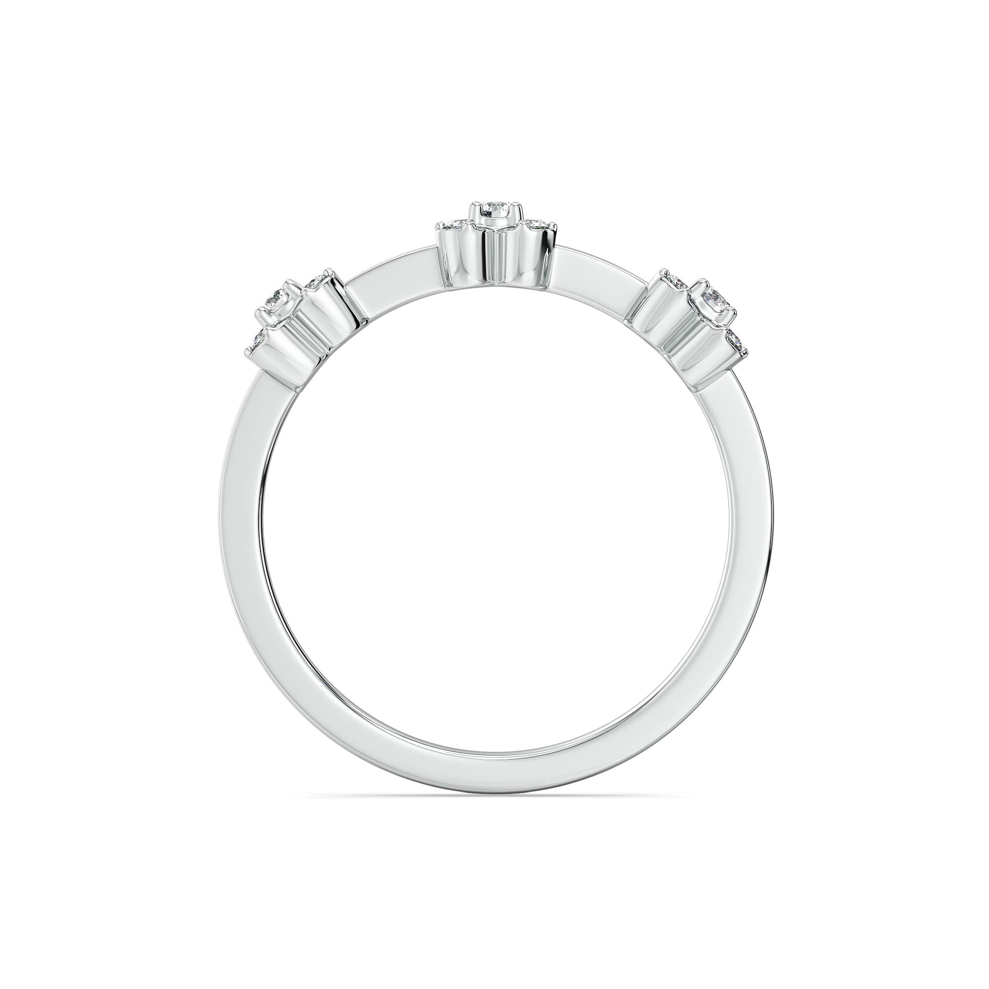 Mini Flower - Lab Diamond Sequence Ring
