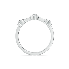 Mini Flower - Lab Diamond Sequence Ring