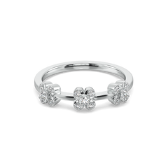 Mini Flower - Lab Diamond Sequence Ring