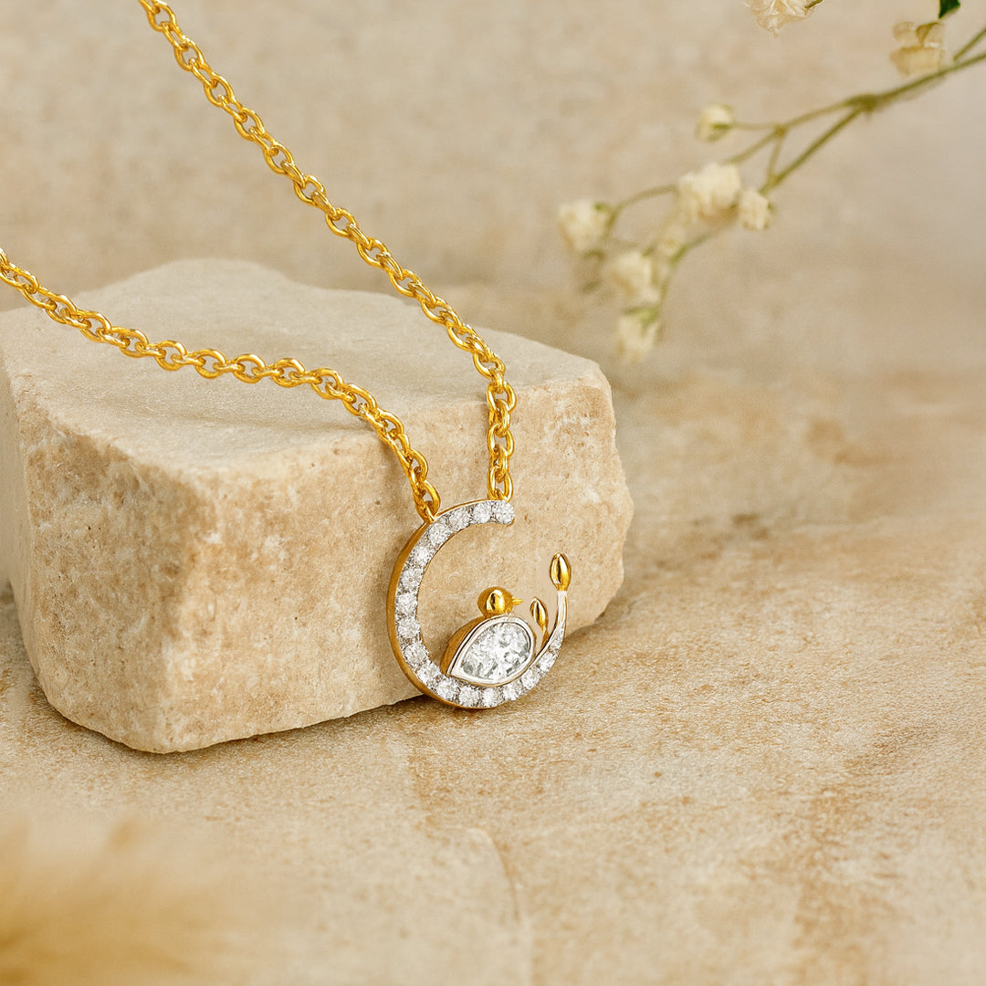 Nestled Bonds - Lab Diamond Necklace Main image