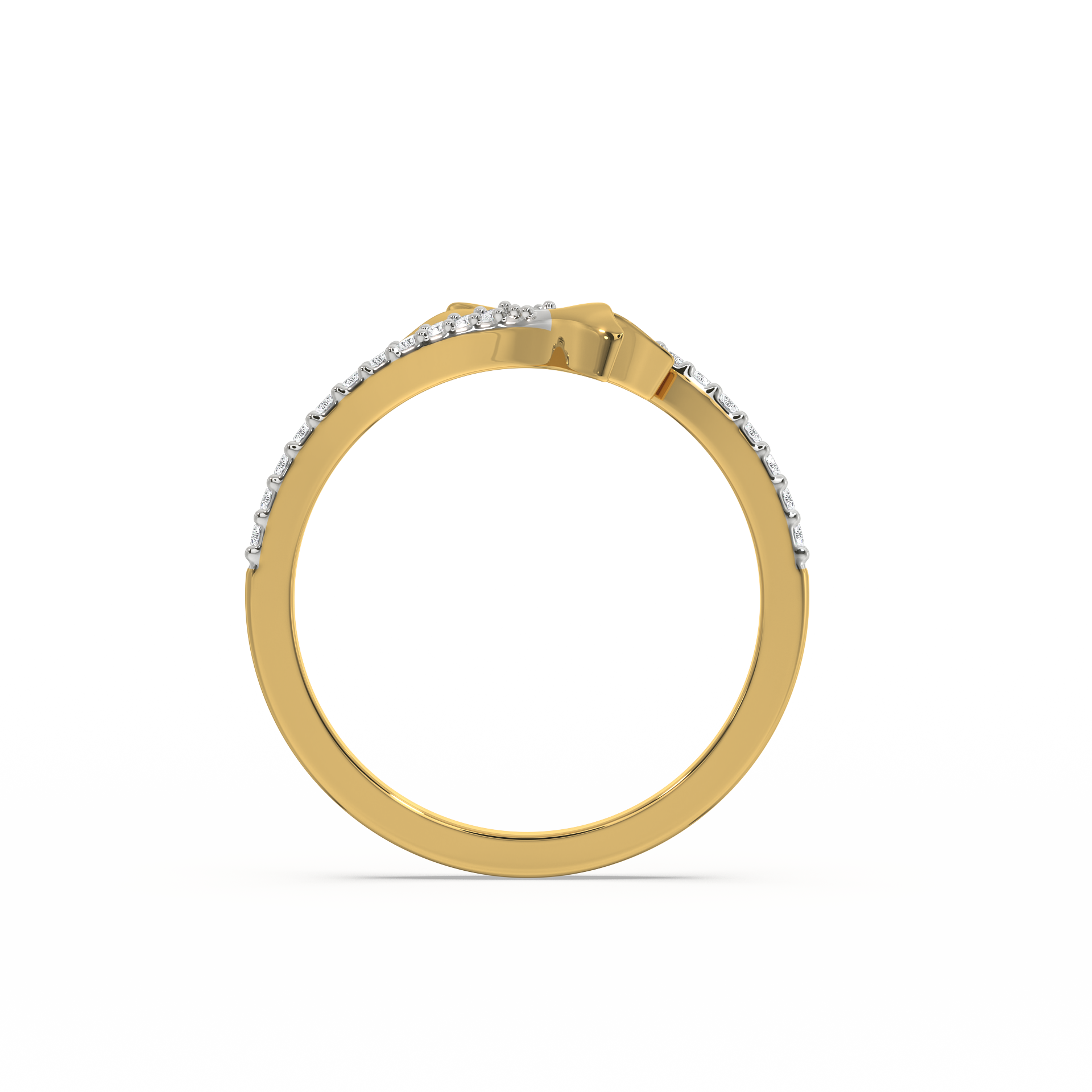 Ocean's Treasure - Lab Diamond Open Top Ring