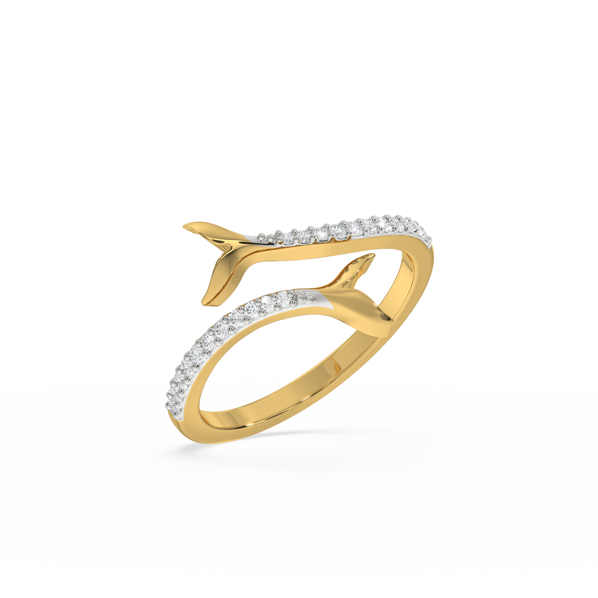 Ocean's Treasure - Lab Diamond Open Top Ring