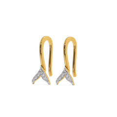 Ocean's Treasure - Lab Diamond Drop Earrings