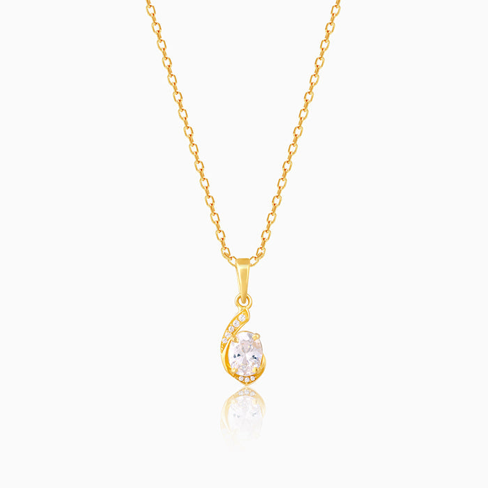 Golden Dream Pendant With Link Chain