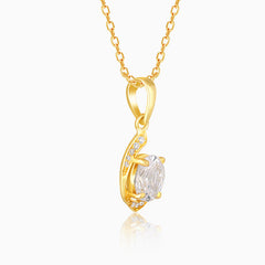 Golden Dream Pendant With Link Chain