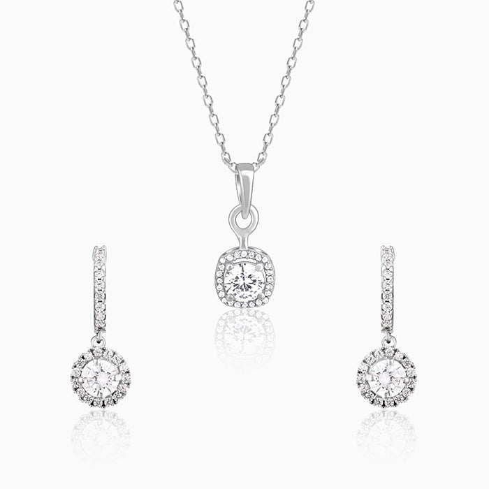 Silver Twilight Solitaire Set