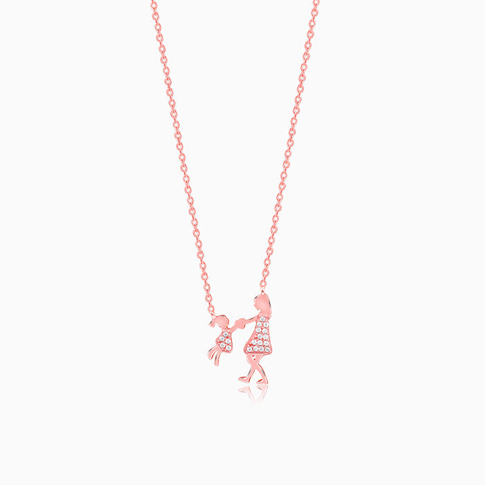 Rose Gold Always Us Necklace