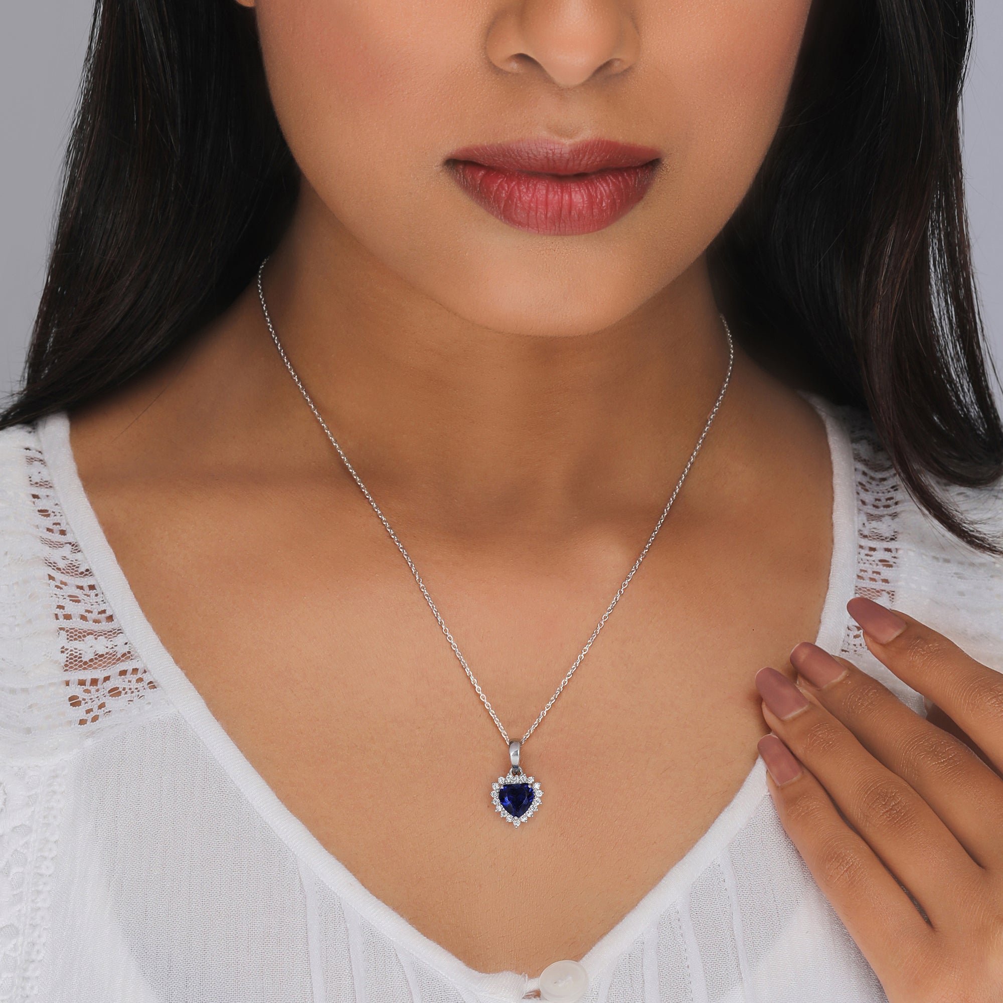 Silver Heart Of The Ocean Set of 3