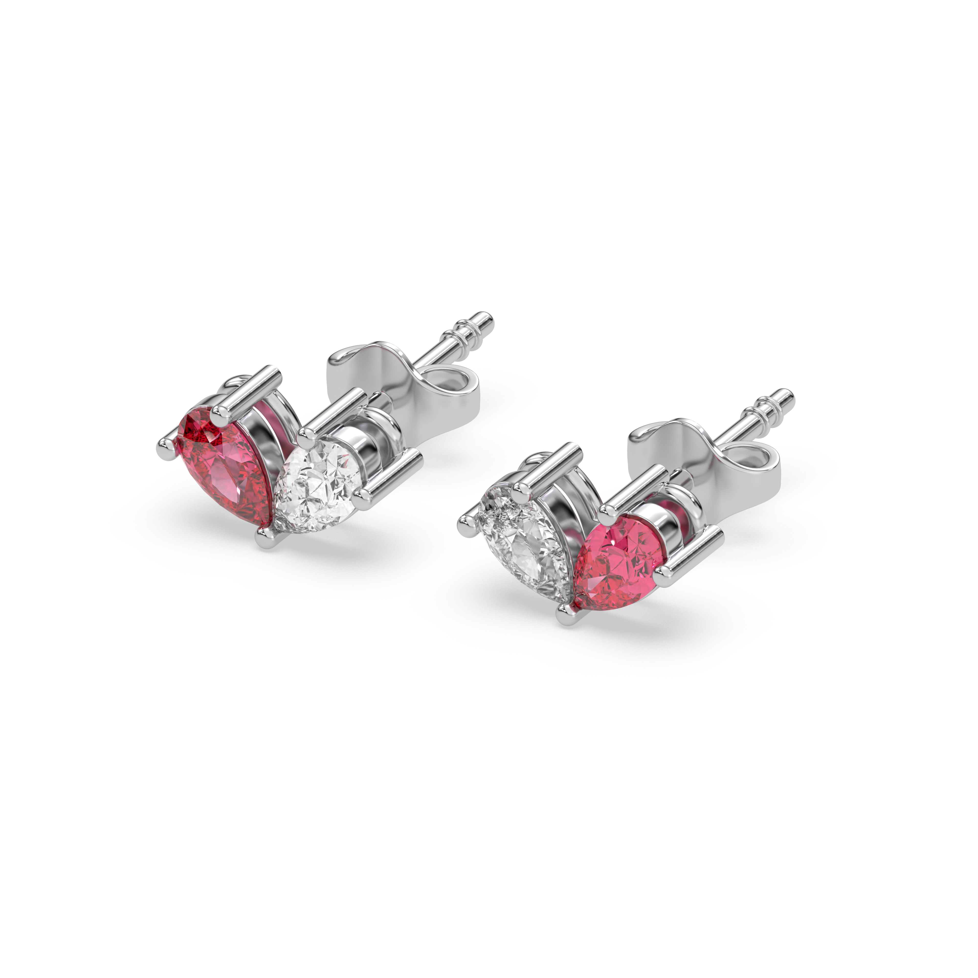 Pear Toi-Moi - Lab Diamond Stud Earrings