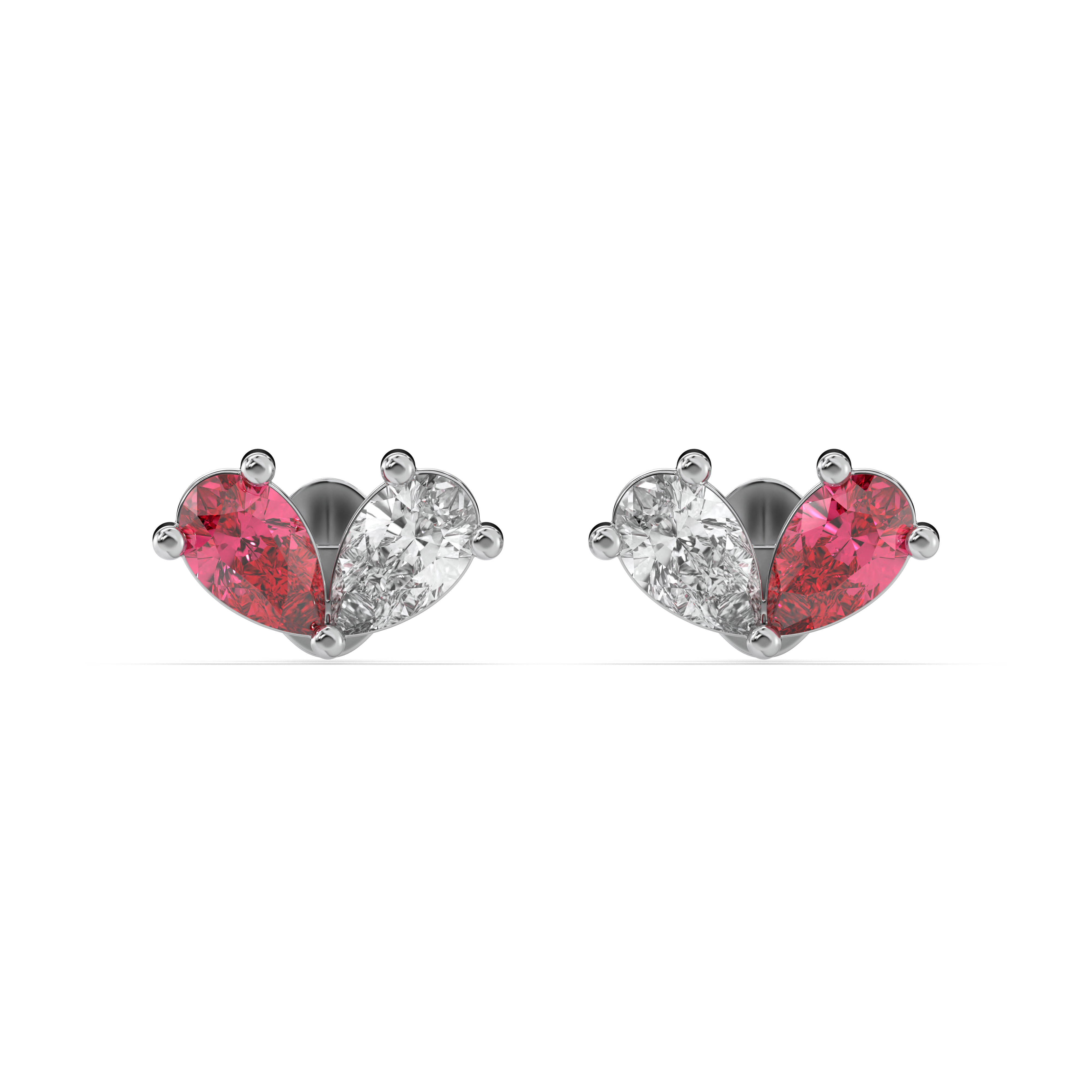 Pear Toi-Moi - Lab Diamond Stud Earrings