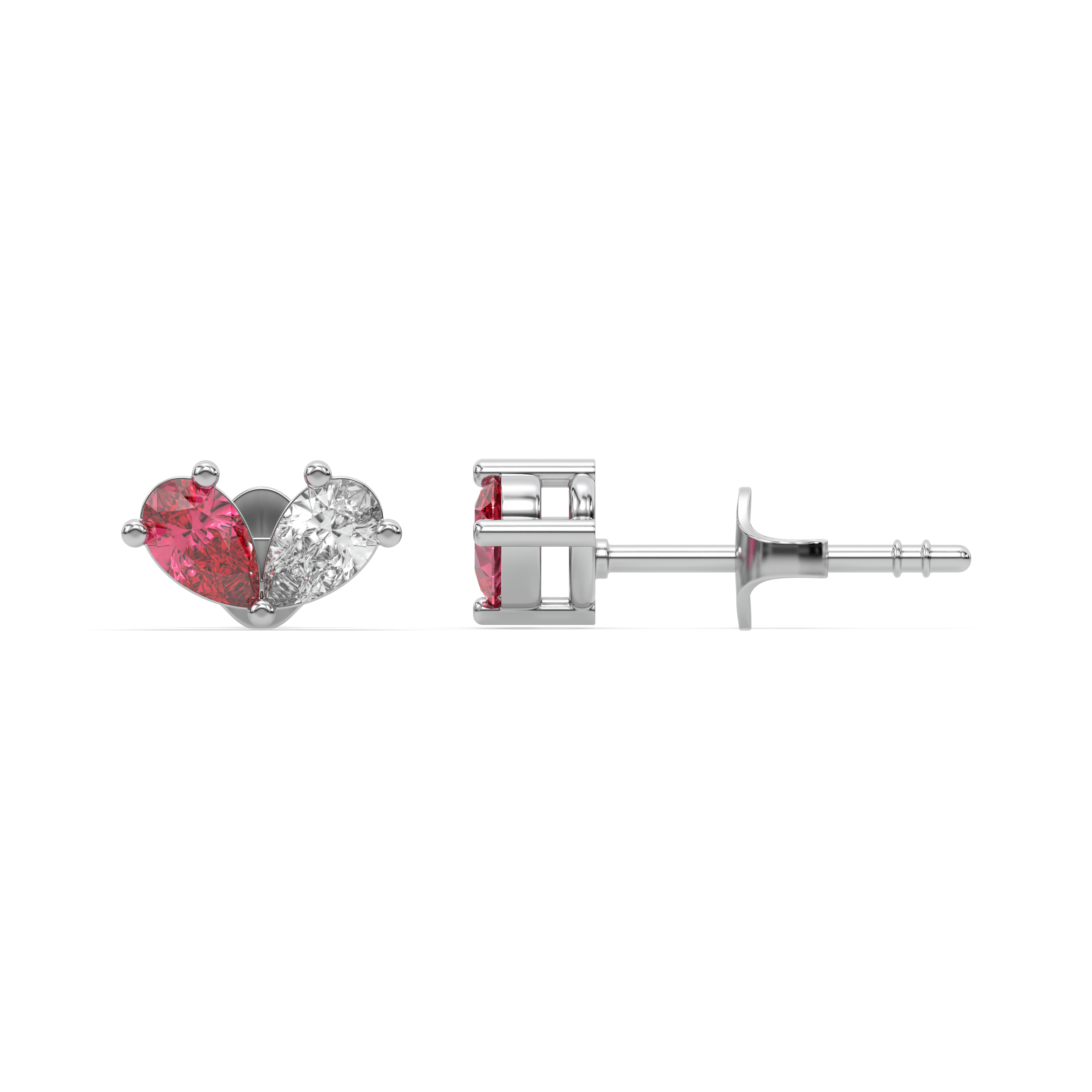 Pear Toi-Moi - Lab Diamond Stud Earrings