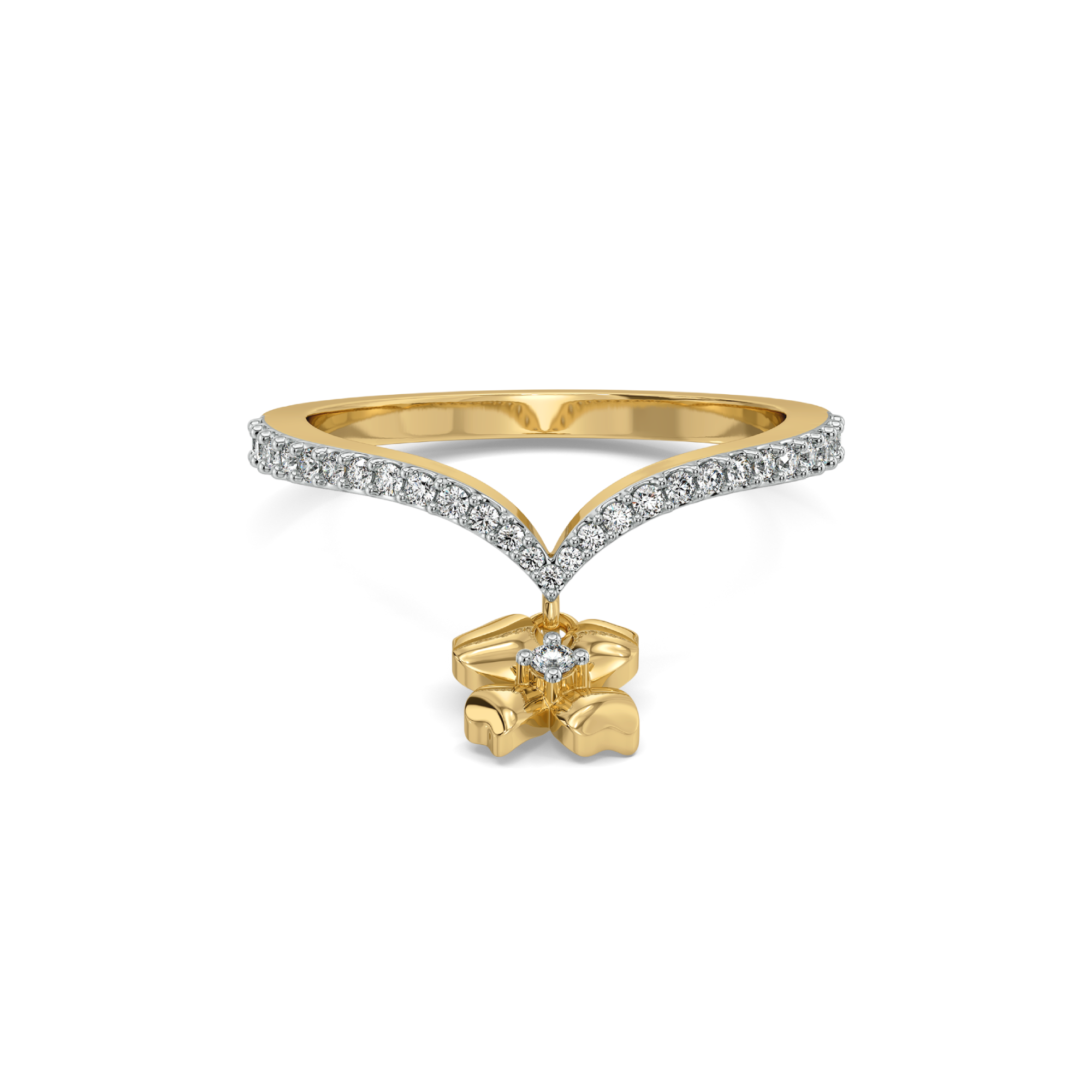 Petal Play - Lab Diamond Ring