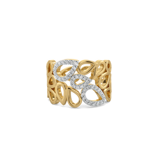 Petalicious - Lab Diamond Cocktail Ring