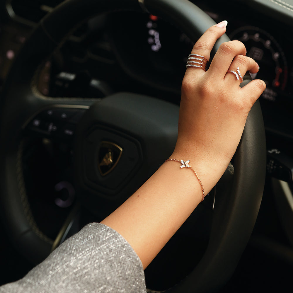 Quatre Row - Lab Diamond Cocktail Ring