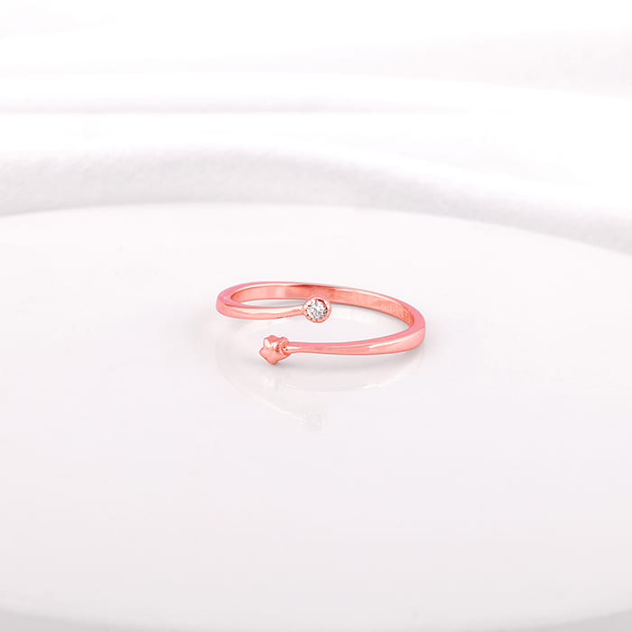 Rose Gold Starlit Ring
