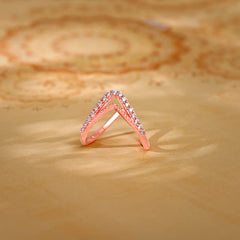 Rose Gold Sparkling Spirits Vanki Ring