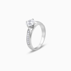 Silver Love Me More Ring