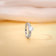 Silver Love Me More Ring