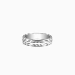 Silver Inferno Ring For Him