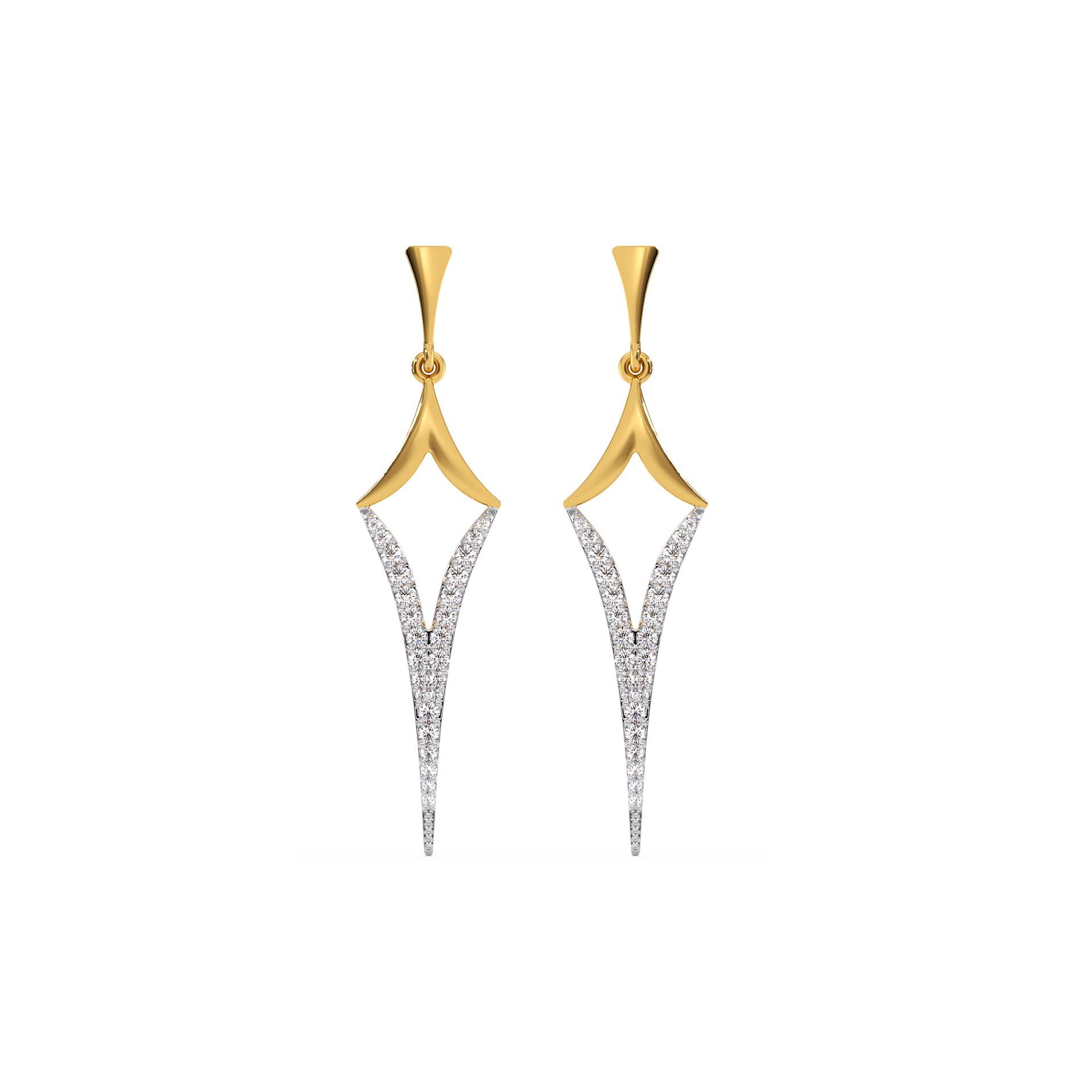 Rebel - Lab Diamond Drop Earrings