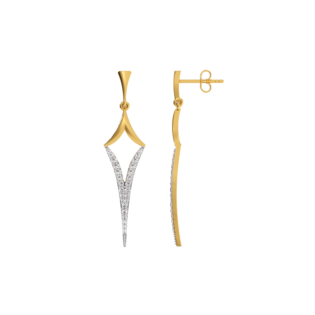 Rebel - Lab Diamond Drop Earrings