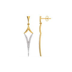 Rebel - Lab Diamond Drop Earrings