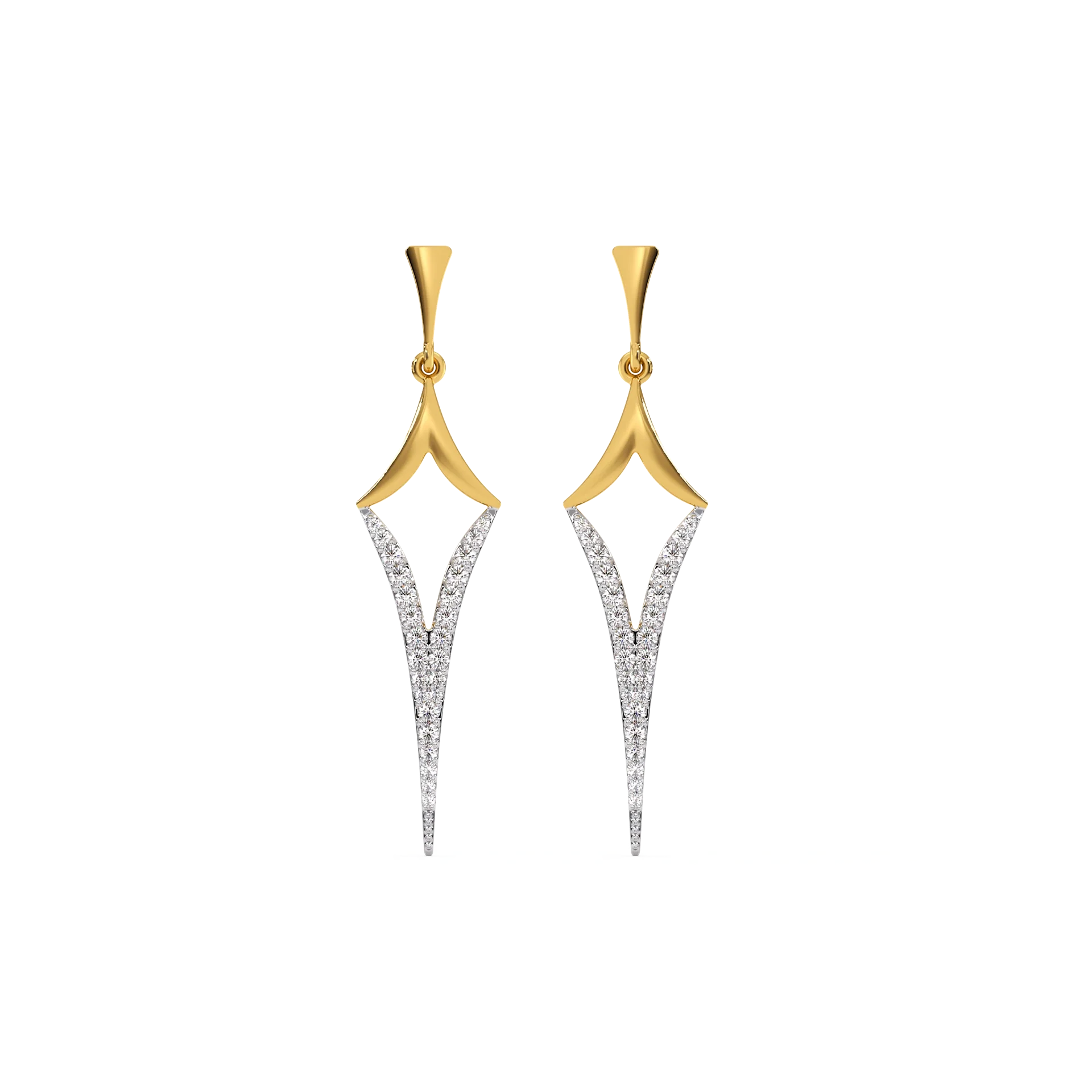 Rebel - Lab Diamond Drop Earrings Main image