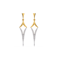 Rebel - Lab Diamond Drop Earrings