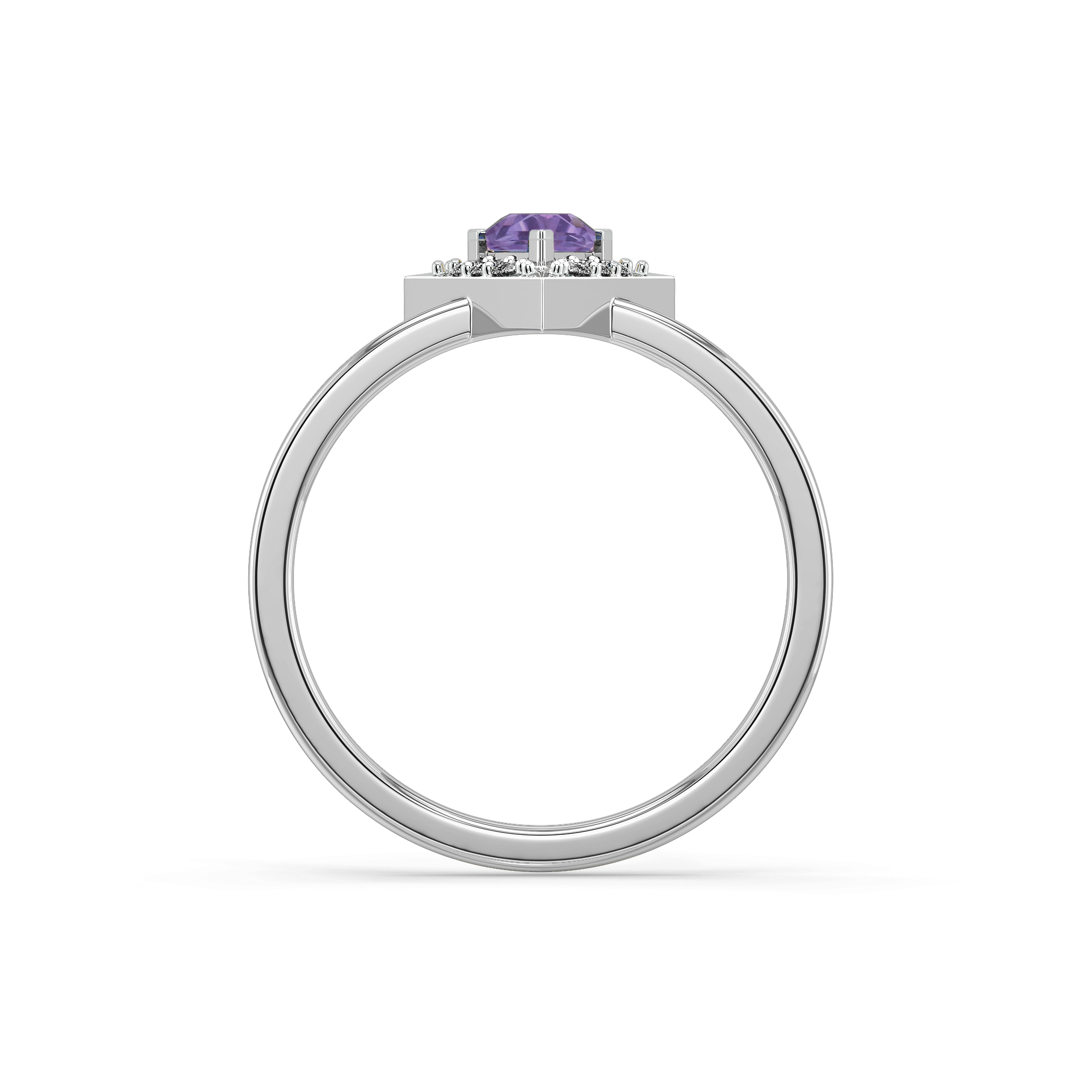 Ultra Violet Glow - Lab Diamond Ring