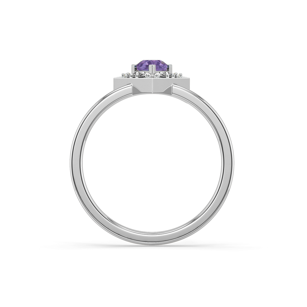 Ultra Violet Glow - Lab Diamond Ring
