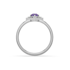 Ultra Violet Glow - Lab Diamond Ring
