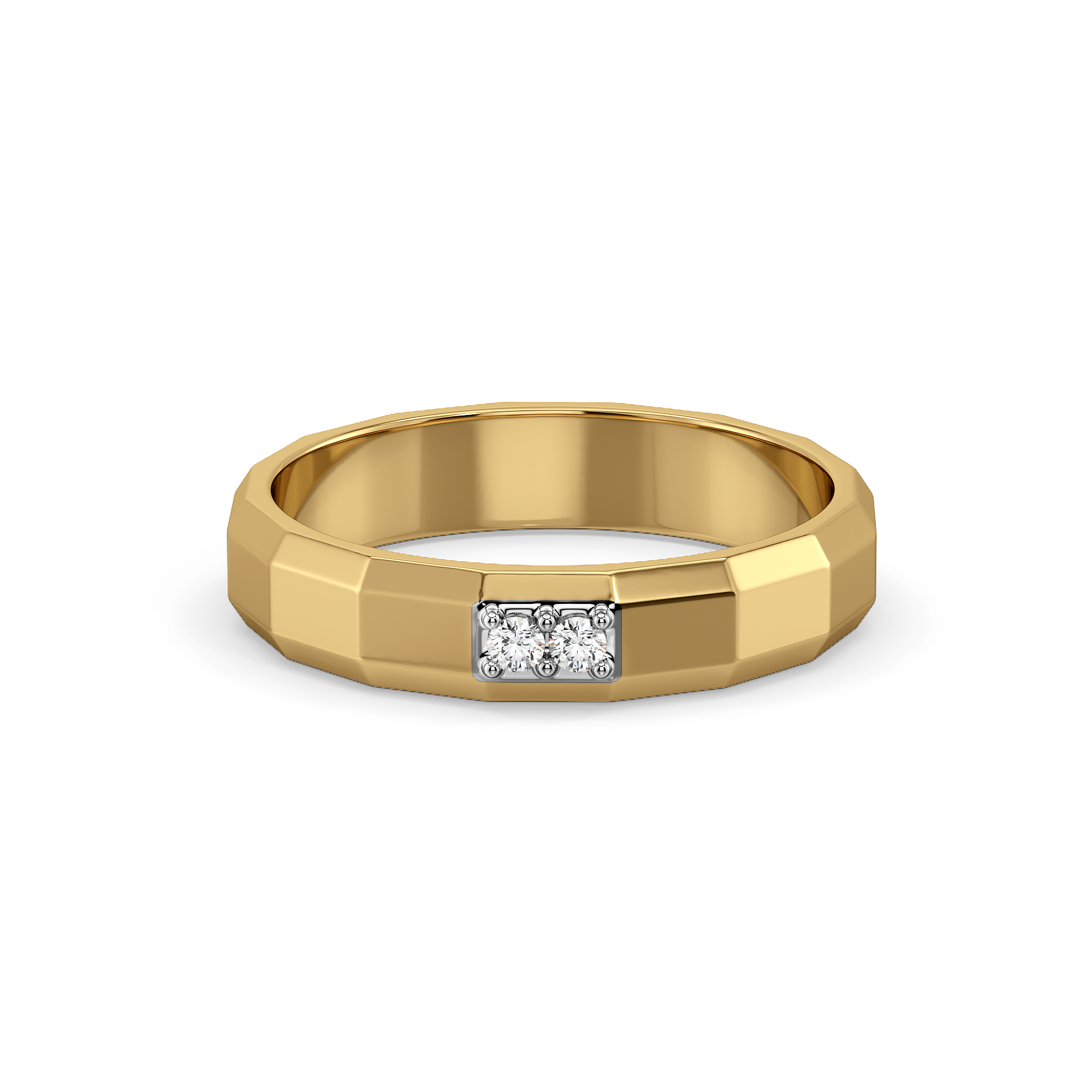Masculine Edge - Lab Diamond Men's Ring Secondary image