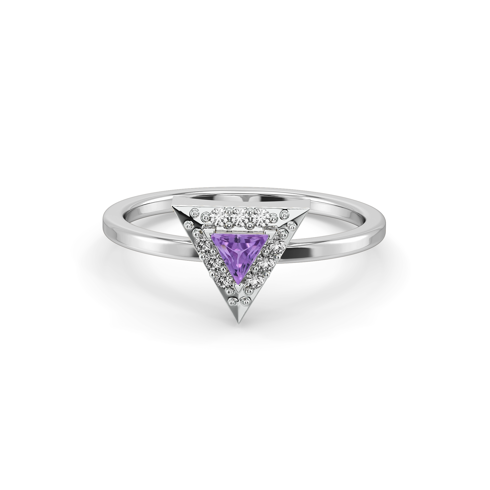 Ultra Violet Glow - Lab Diamond Ring Secondary image