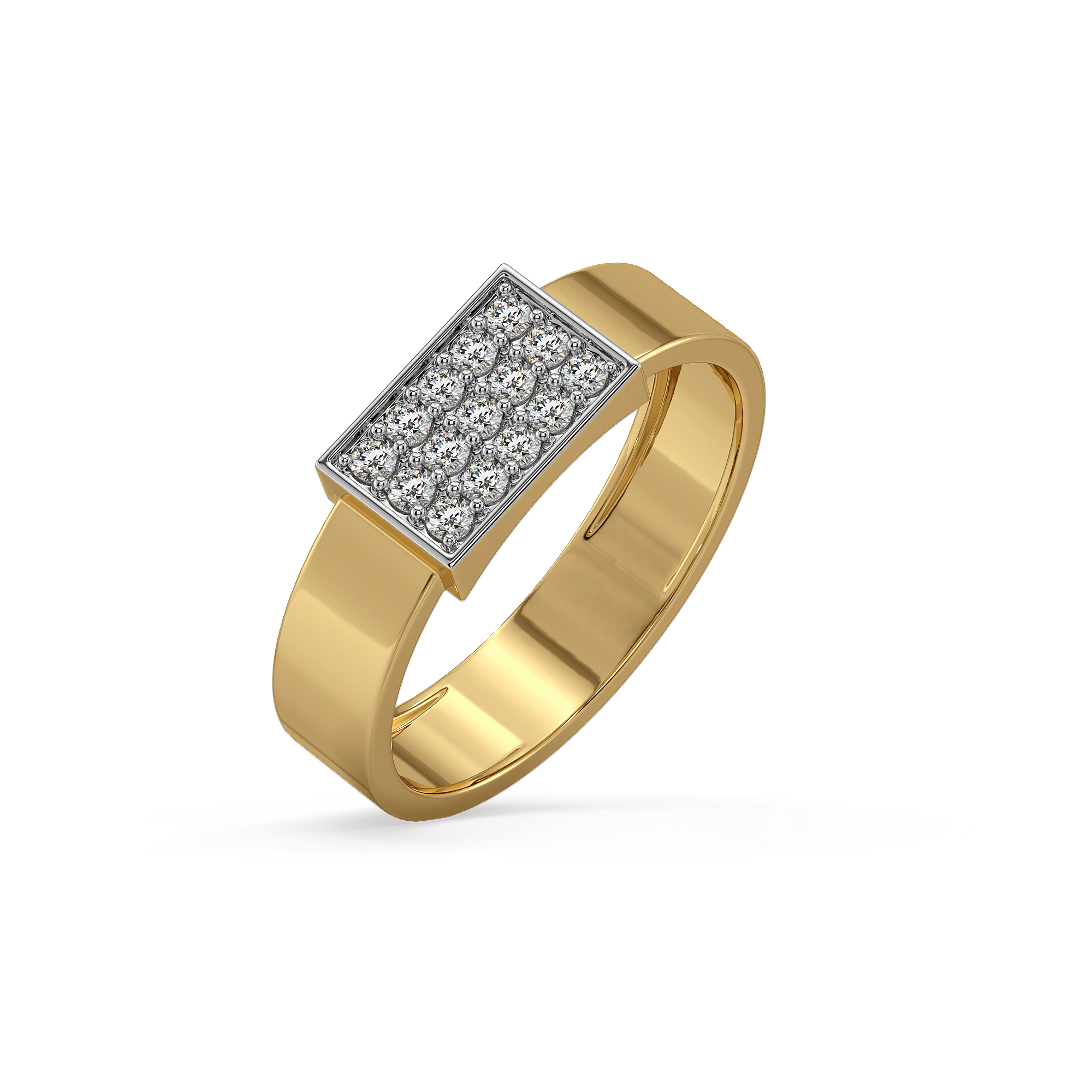 Solid Glint - Lab Diamond Men's Ring Main image