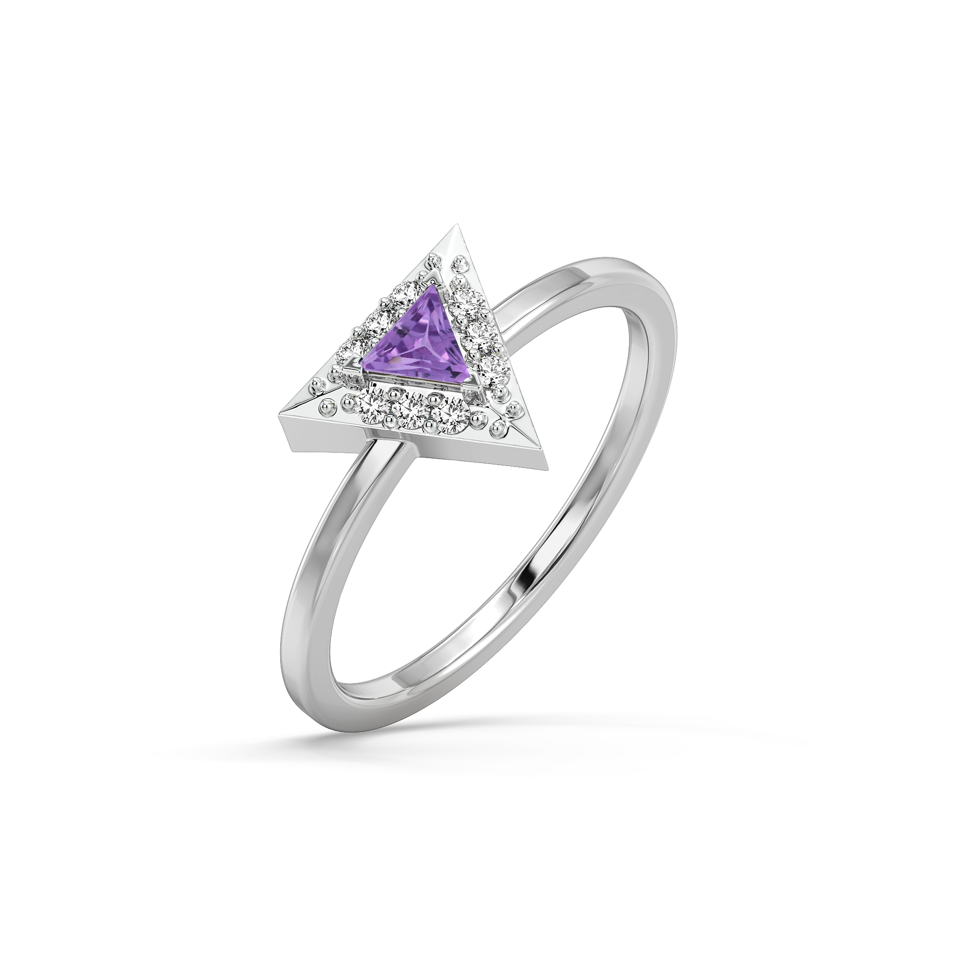 Ultra Violet Glow - Lab Diamond Ring Main image