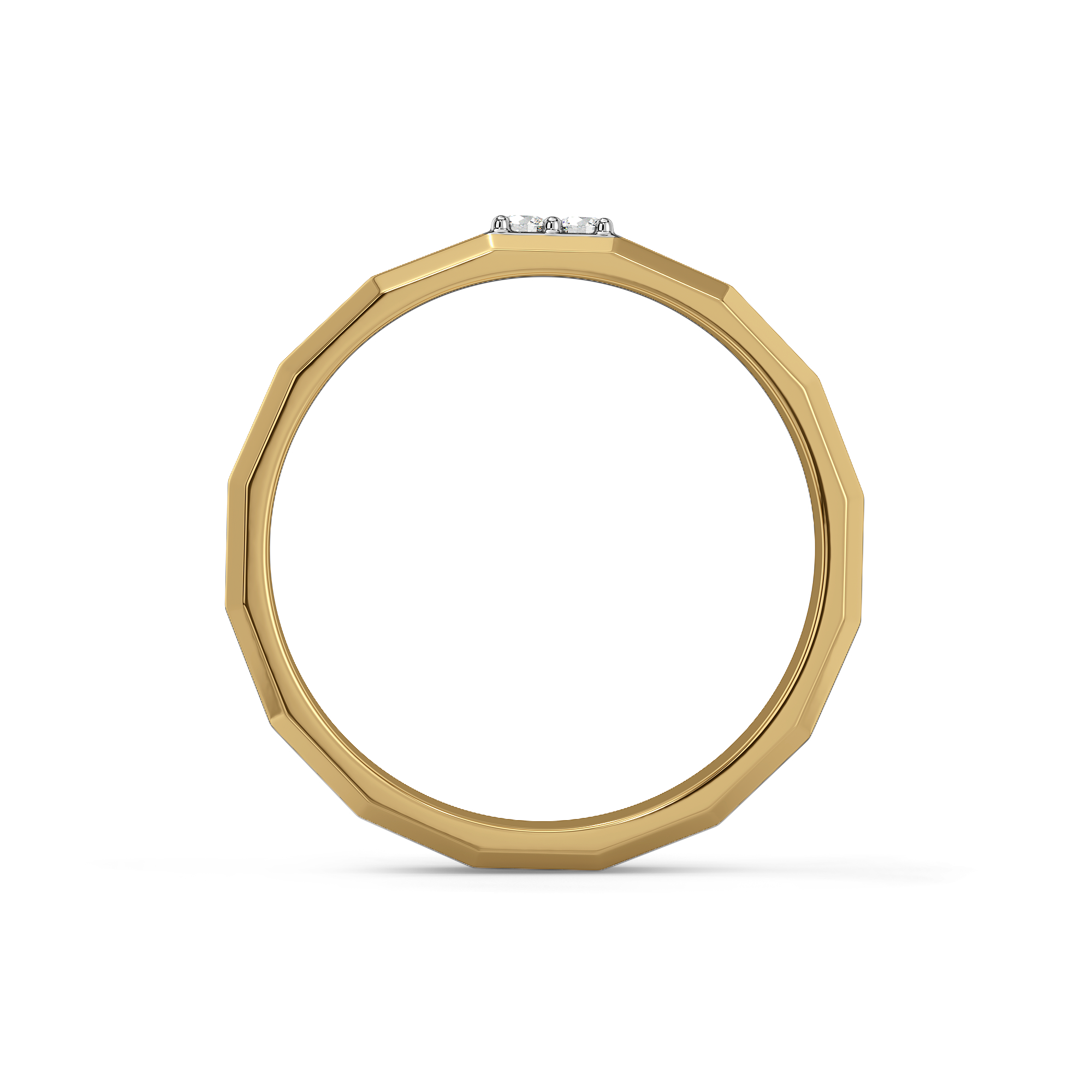 Masculine Edge - Lab Diamond Men's Ring