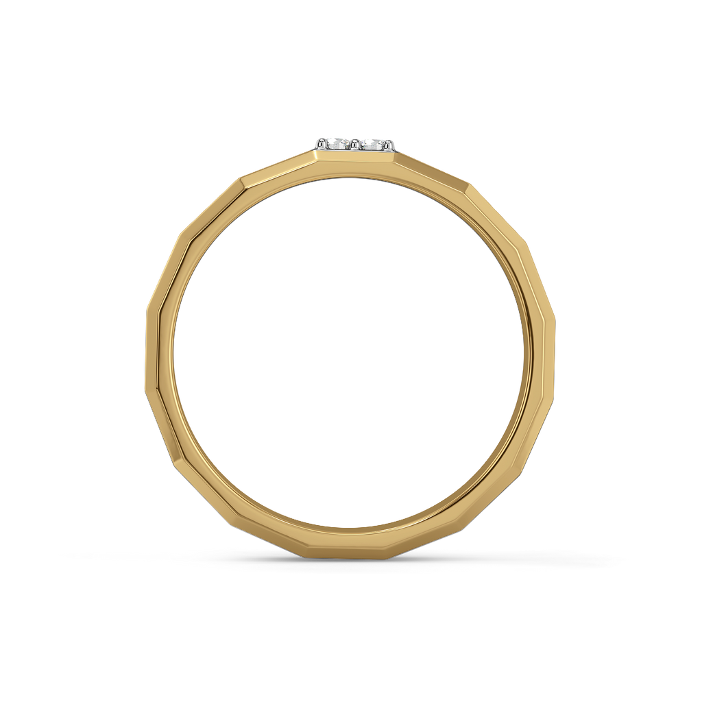 Masculine Edge - Lab Diamond Men's Ring