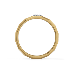 Masculine Edge - Lab Diamond Men's Ring